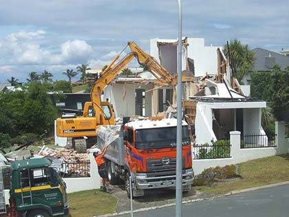 House Demolition in Gulf Harbour 4